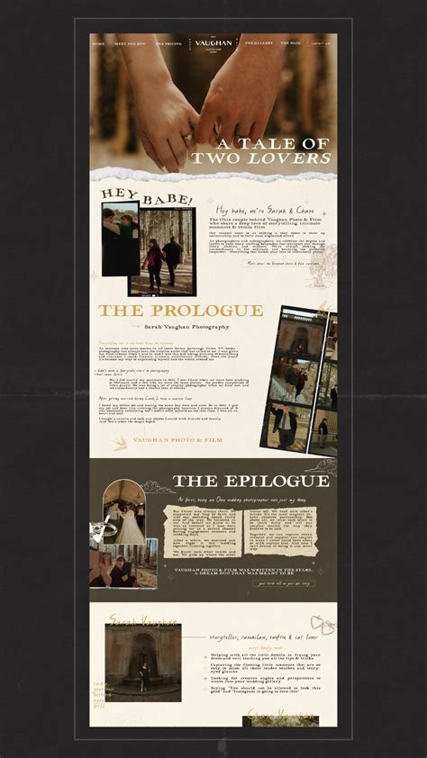 Custom Website Overhaul for Vaughan Photo and Film - Wild Cacti Creative