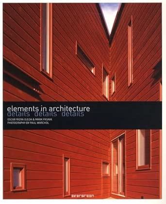 Elements in architecture details-trilingue - ev : Amazon.in: Books