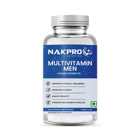 Multivitamin Tablets – NAKPRO NUTRITION