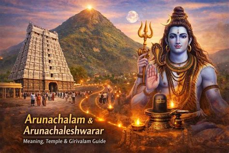 Arunachalam and Arunachaleshwarar: Meaning, Temple & Girivalam Guide