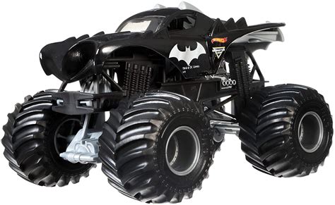Hot Wheels BGH29 1:24 Monster Jam Batman Die Cast Vehicle, Multi Color ...