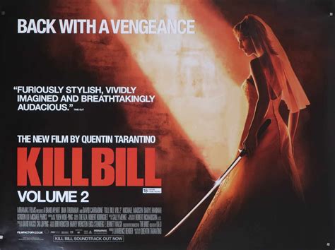Kill Bill: Vol 2 (bride version) Original Movie Poster UK quad 40"x30 ...