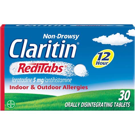 Amazon.com: Claritin RediTabs 12 Hour Allergy Medicine, Non-Drowsy Prescription Strength Allergy ...