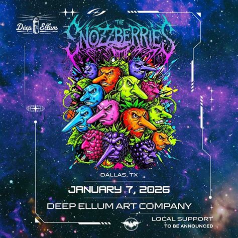 The Snozzberries | Live at Deep Ellum Art Co | Jan 7th, Deep Ellum Art ...