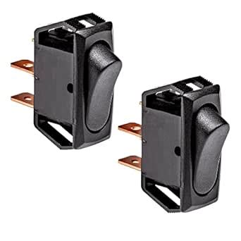 2pc 12v Momentary Rocker Switch [For SWH0081/SWH0082 Switch Boxes ...