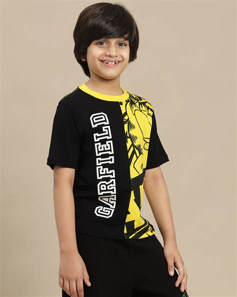 Garfield Printed Regular Fit Tshirt For Boys – Kidsville