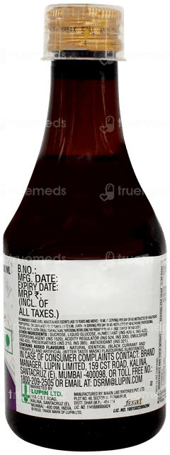 Lupifit Plus Syrup 200 Ml - Uses, Side Effects, Dosage, Price | Truemeds