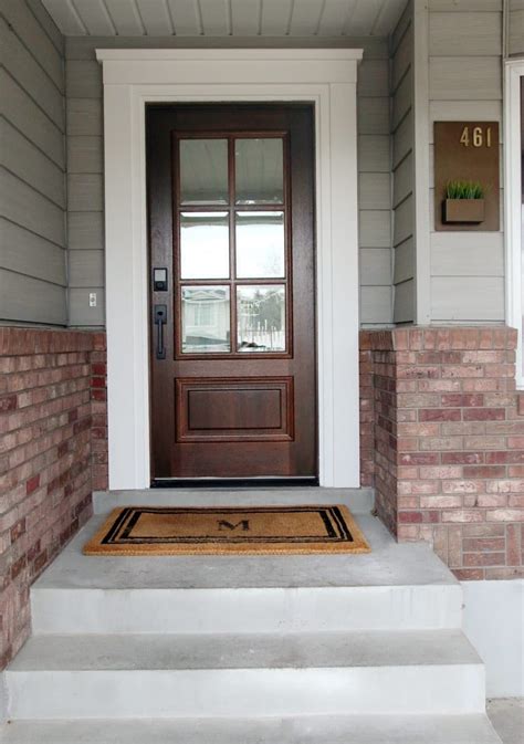 Before and After: Our New Front Door! - Chris Loves Julia | Exterior ...