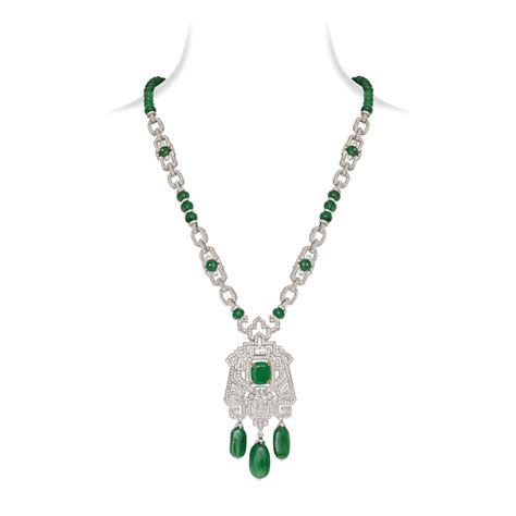 Art Deco Emerald Sautoir – The House of Rose
