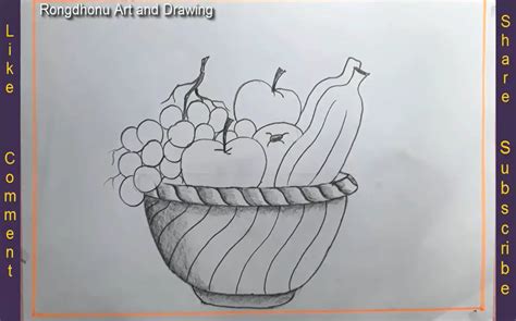 How To Draw A Fruit Bowl: 10 Amazing and Easy Tutorials!
