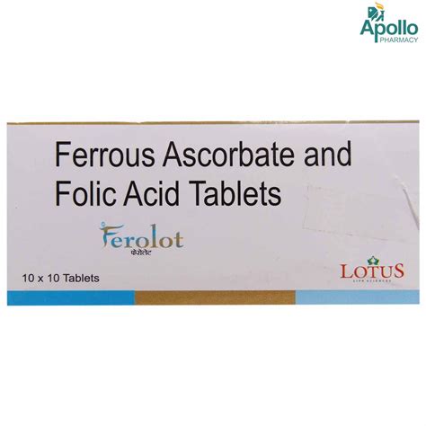 Buy FEROLOT TABLET online | Uses, Side Effects, Price and substitutes ...
