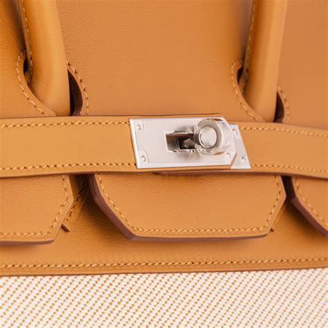 Hermes Birkin 35 Fray Canvas Leather - GB10454M - Global Boutique