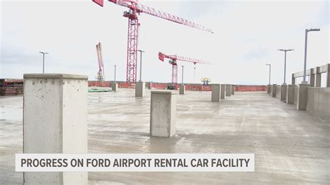 Gerald R. Ford Airport tops off new rental car facility | wzzm13.com