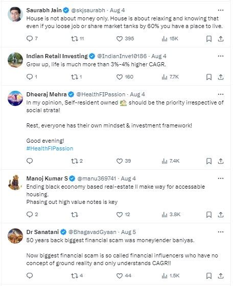 Bengaluru investor's post on 'middle class aspiration' to buy house ...