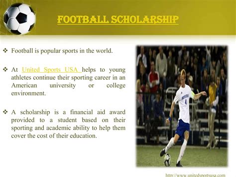 Football scholarship | PPTX