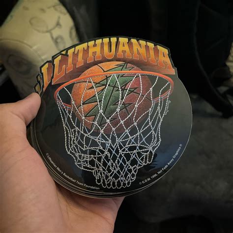 1996 Grateful Dead Lithuania Basketball Stealie. I... - Depop
