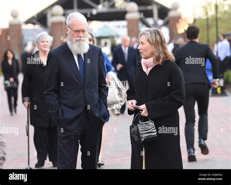 Talk show host David Letterman, left, and wife Regina Lasko attend the ...