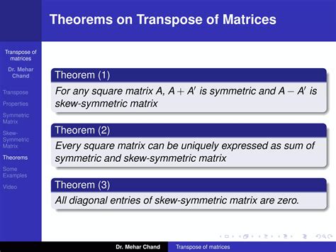 Image result for Transpose Matrix Multiplication Properties