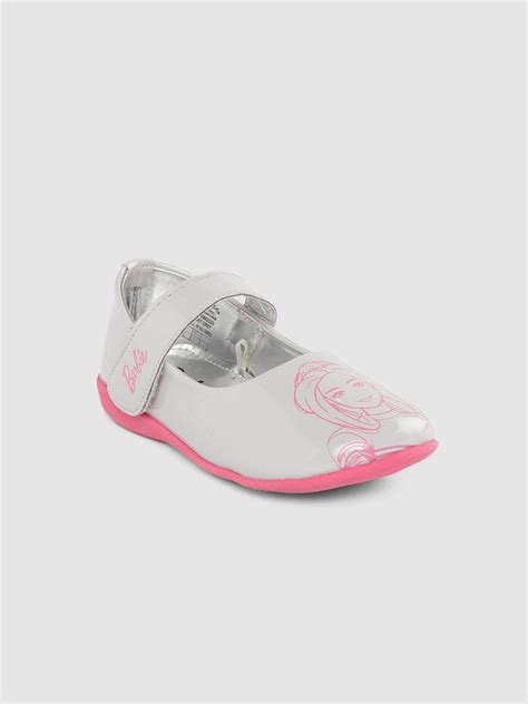Barbie Girl's by Toothless Kids Girls Ballerina Light Grey Ballet Flats ...