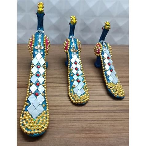 Buy Handmade Meenakari Metal Peacock Standing Item Online ...