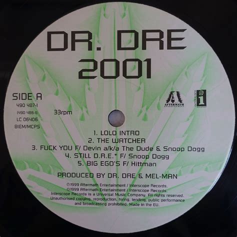 Yahoo!オークション - 14040611 【EU盤/2LP】Dr. Dre / 2001