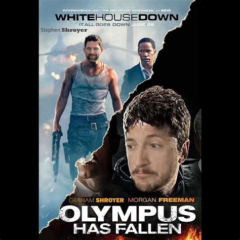 S2 E5: Olympus Has Fallen vs. White House Down (2013 films starring Gerard Butler, Channing ...