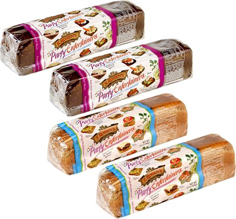 Amazon.com: S.Rosens Cocktail Rye Bread - Pumpernickel (Case of 4 ...