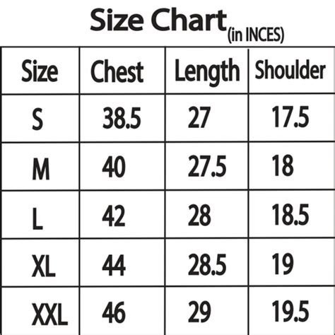 Size chart – Allstag