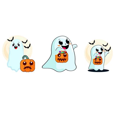 Halloween Spooky Ghost Clipart - MasterBundles