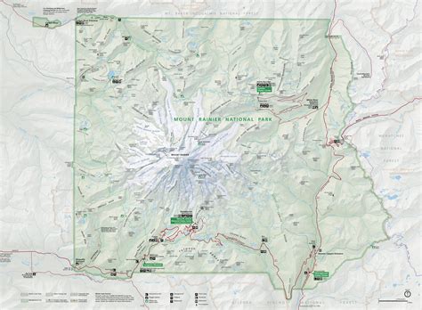 Mount Rainier Maps | NPMaps: Free national park maps