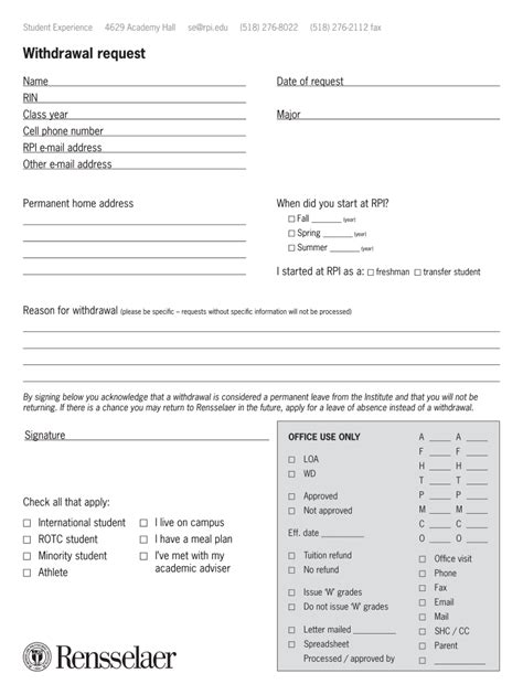 Rpi academic calendar: Fill out & sign online | DocHub