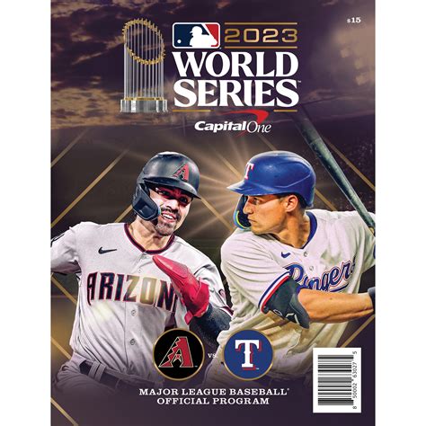 Texas Rangers vs. Arizona Diamondbacks 2023 World Series Program