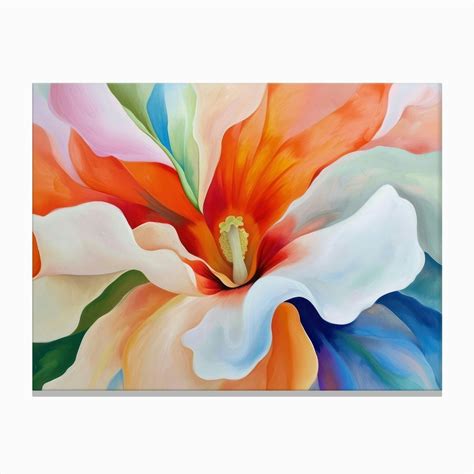 Contemporary Artwork Inspired By Georgia O Keeffe 3 Canvas Print ...