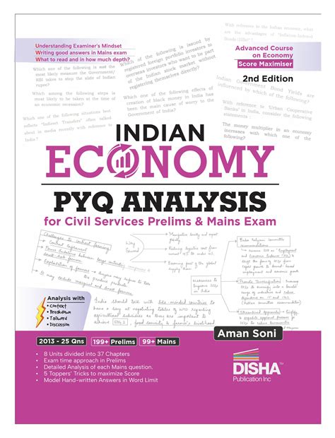 Disha Indian Economy PYQ Analysis for Civil Services Prelims and Mains ...