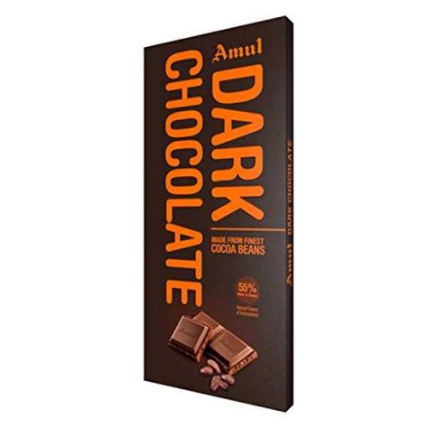 Amul Dark Chocolate: Assorted Pack of 55%,75% and 90% Price in India ...