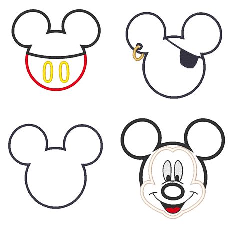 Mickey Mouse Printable Template