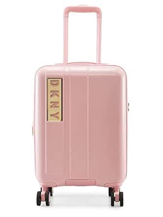 DKNY City Block Posy & Gold Color ABS/PC Film Material Hard 20" Cabin ...