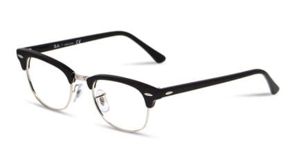 Ray-Ban RX5154 Clubmaster Black/Silver Eyeglasses | Includes Free Rx ...