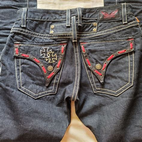 Robin's Jean Jeans | Nwot Men's Robin's Jean Long Flap With Red Trim ...