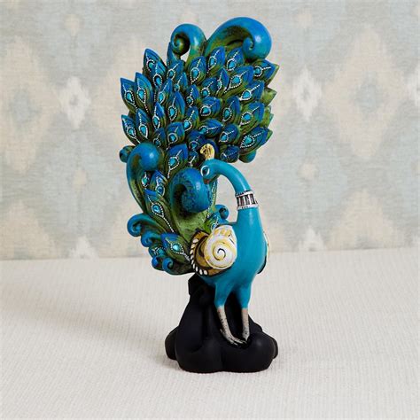 Buy Malhar Abstract Peacock Figurine from Home Centre at just INR 1399.0