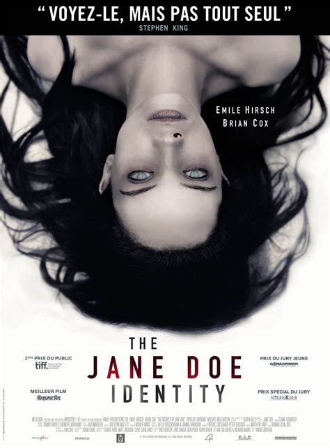 The Jane Doe Identity en Blu Ray : The Jane Doe Identity - AlloCiné