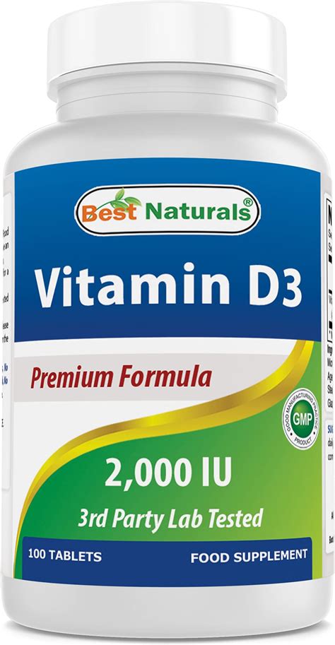 Amazon.com: Nature Made Vitamin D3 2000 IU (50 mcg), Dietary Supplement ...