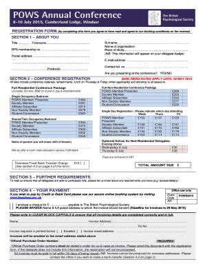 Fillable Online REGISTRATION FORM (by completing this form you Fax ...