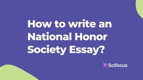 How to Write a National Honor Society Essay: Tips & NHS Essay Examples