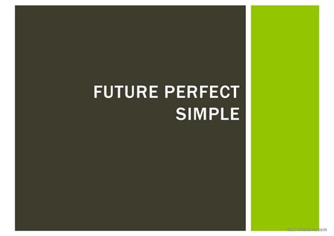 Future Perfect Simple Formula 的图像结果