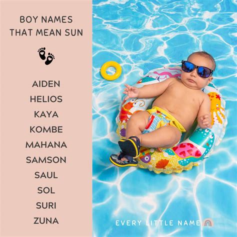 90+ Bright Names That Mean Sun for Girls and Boys - Every Little Name