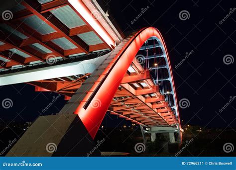 Korean Veterans Blvd Bridge Cumberland River Nashville Tennessee Stock ...