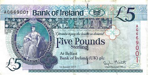 5 Pounds (Bank of Ireland) - Northern Ireland – Numista