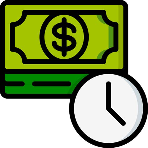 Money - Free time and date icons