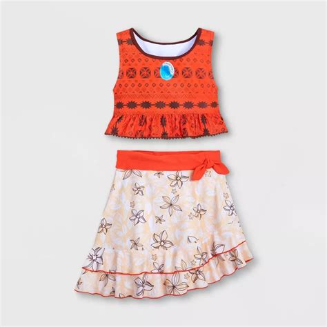 Girls' Disney Moana 3pc Adaptive Swimsuit - XL - | Ubuy India